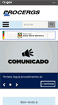 Mobile Screenshot of procergs.com.br