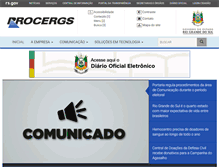 Tablet Screenshot of procergs.com.br